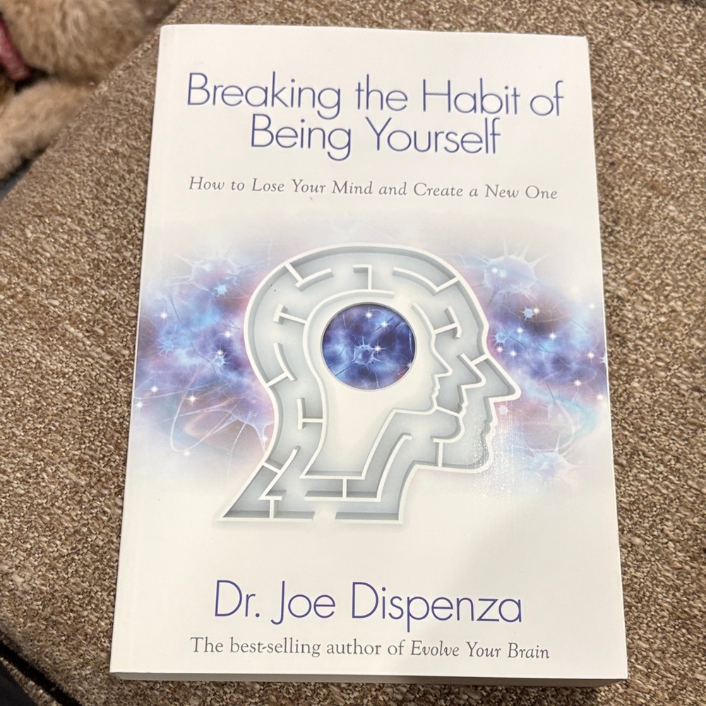Breaking the Habit of Being Yourself — White Back Cover with Purple Accent